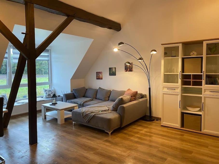 Wunderschoene Ferienwohnung Auf Dem Bauernhof Greven Luaran gambar