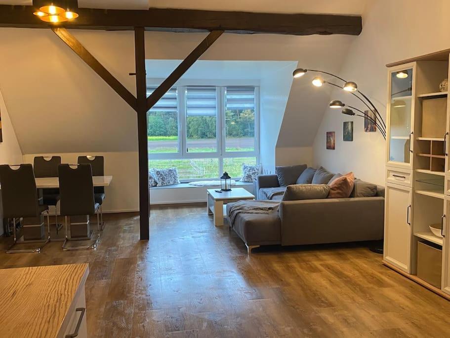 Wunderschoene Ferienwohnung Auf Dem Bauernhof Greven Luaran gambar